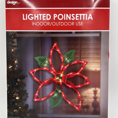 Impact Innovations Red Poinsettia Decoration