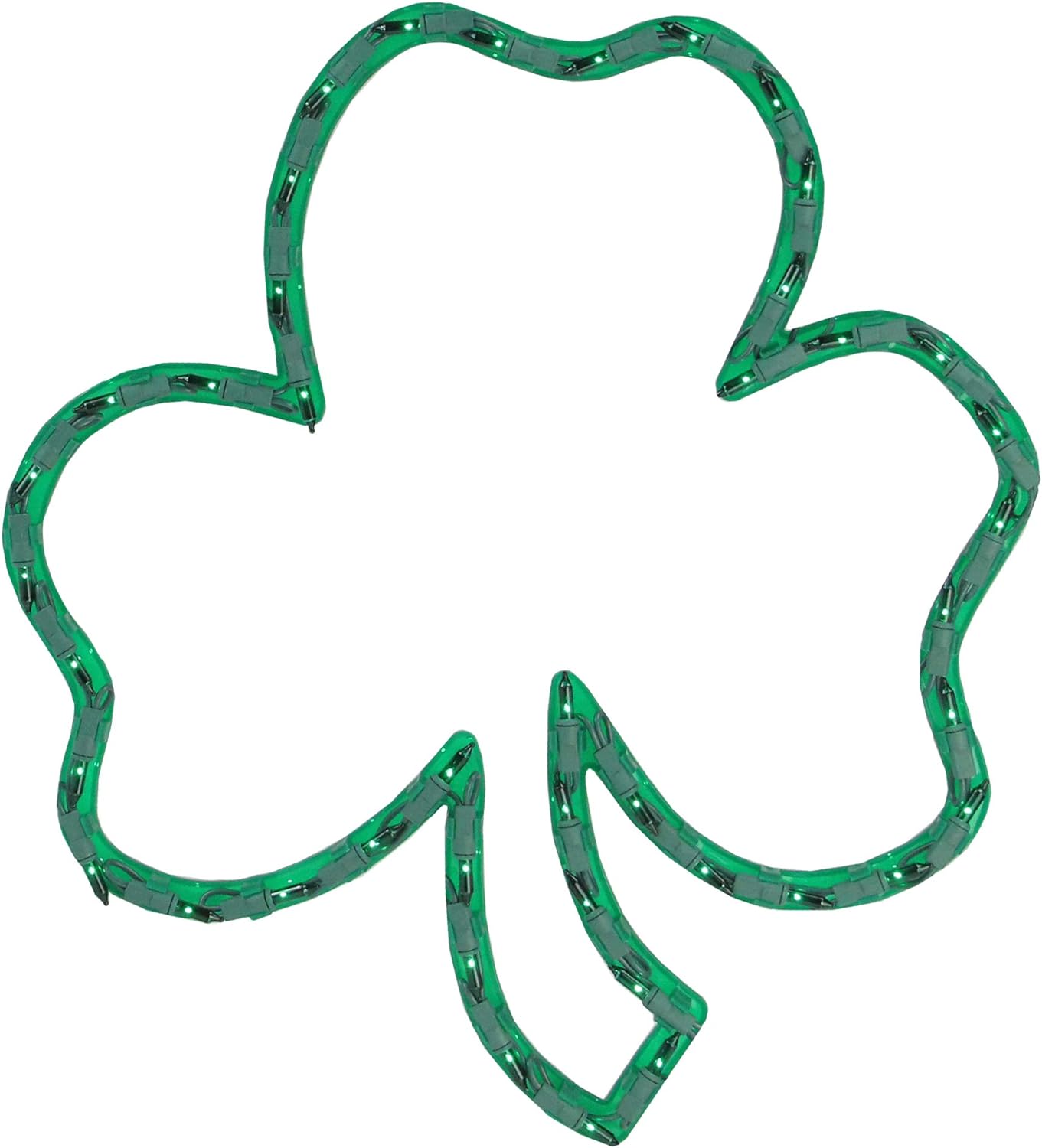 Impact Innovations Lighted St. Patrick's Day Irish Shamrock Window Silhouette Decoration - Image 3