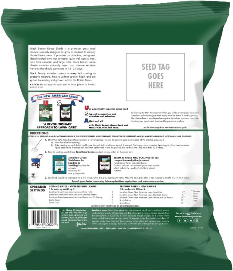 Jonathan Green Black Beauty Dense Shade Grass Seed (1lb) Garden World