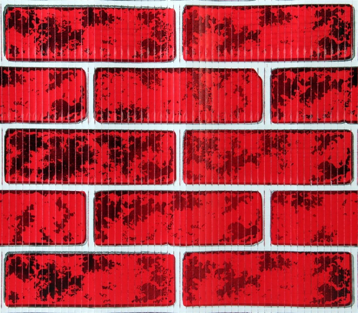 Christmas Classic Corrugated Brick Roll Wrap Chimney Prop