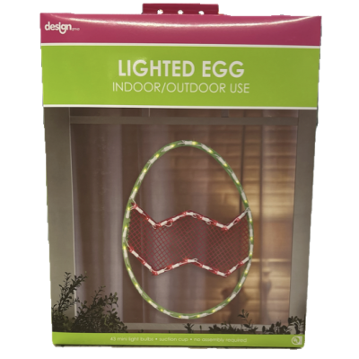 Northlight Lighted Easter Egg Decoration