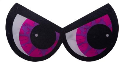 Halloween Spooky Eyes Suction Window Decoration - Purple