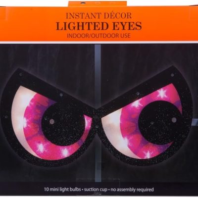 Halloween Spooky Eyes Suction Window Decoration - Purple