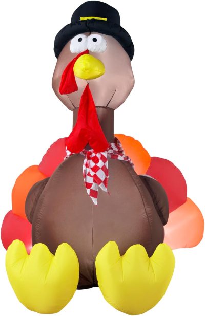 Gemmy Thanksgiving Inflatable Turkey (6Ft)