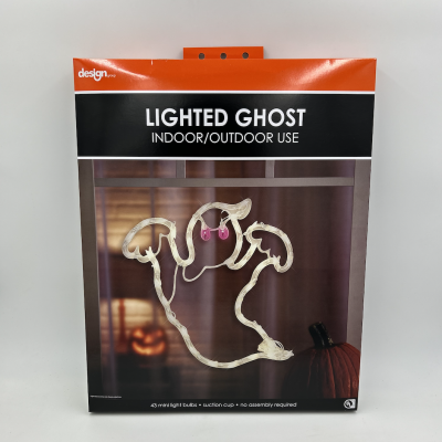 Halloween Lighted Ornamental Silhouette - Ghost
