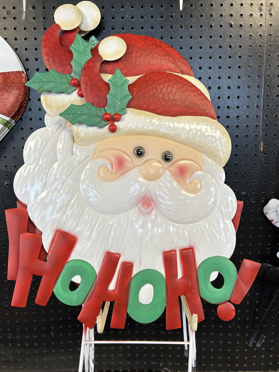 outdoor Santa stand