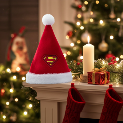 Kurt Adler Superman Santa Hat