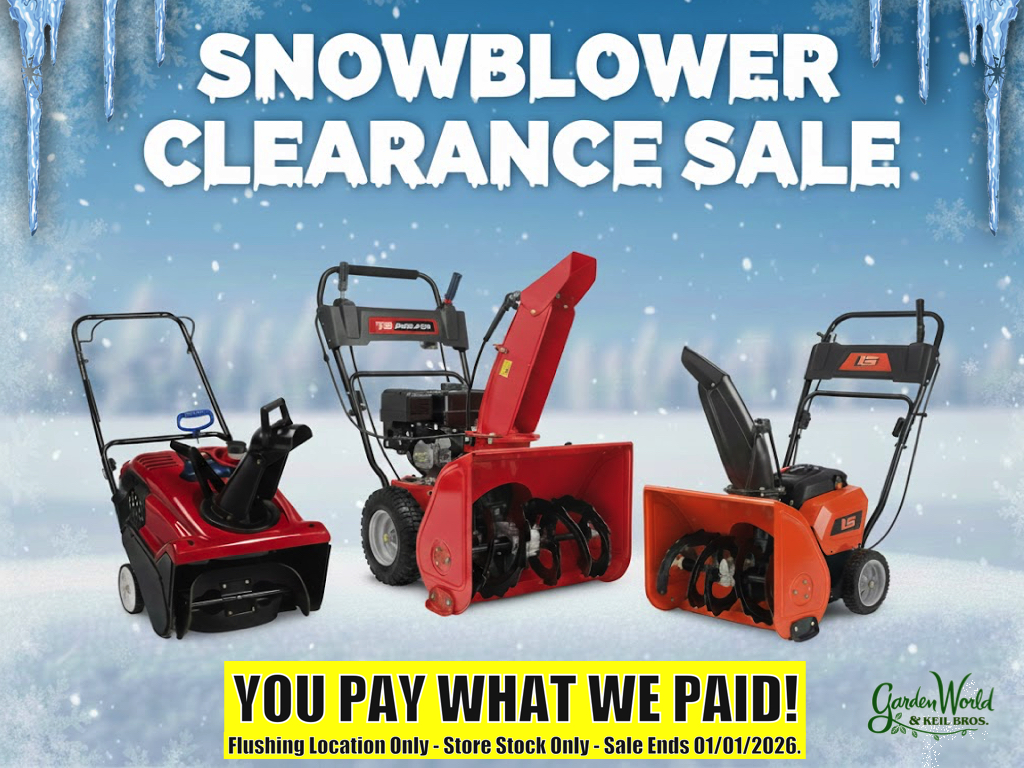 snowblower clearance still