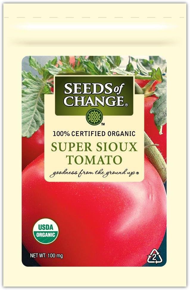 Seeds of Change Certified Organic Tomato Super Sioux