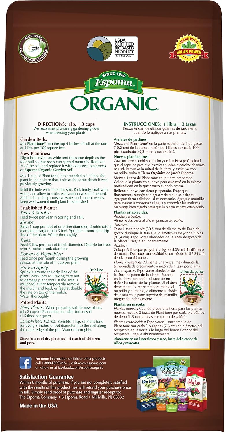 Espoma Organic Plant-Tone 5-3-3