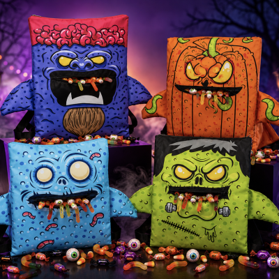 Halloween Zipper Mouth Trick or Treat Backpack