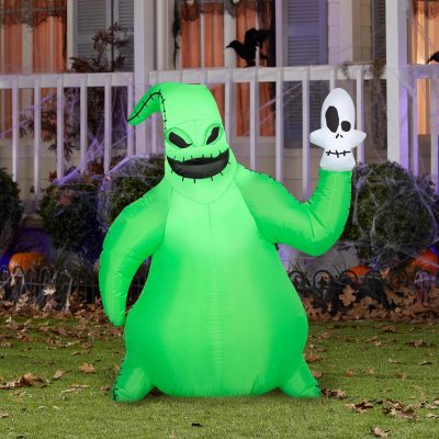 Gemmy Inflatable Disney Oogie Boogie w/ Skull