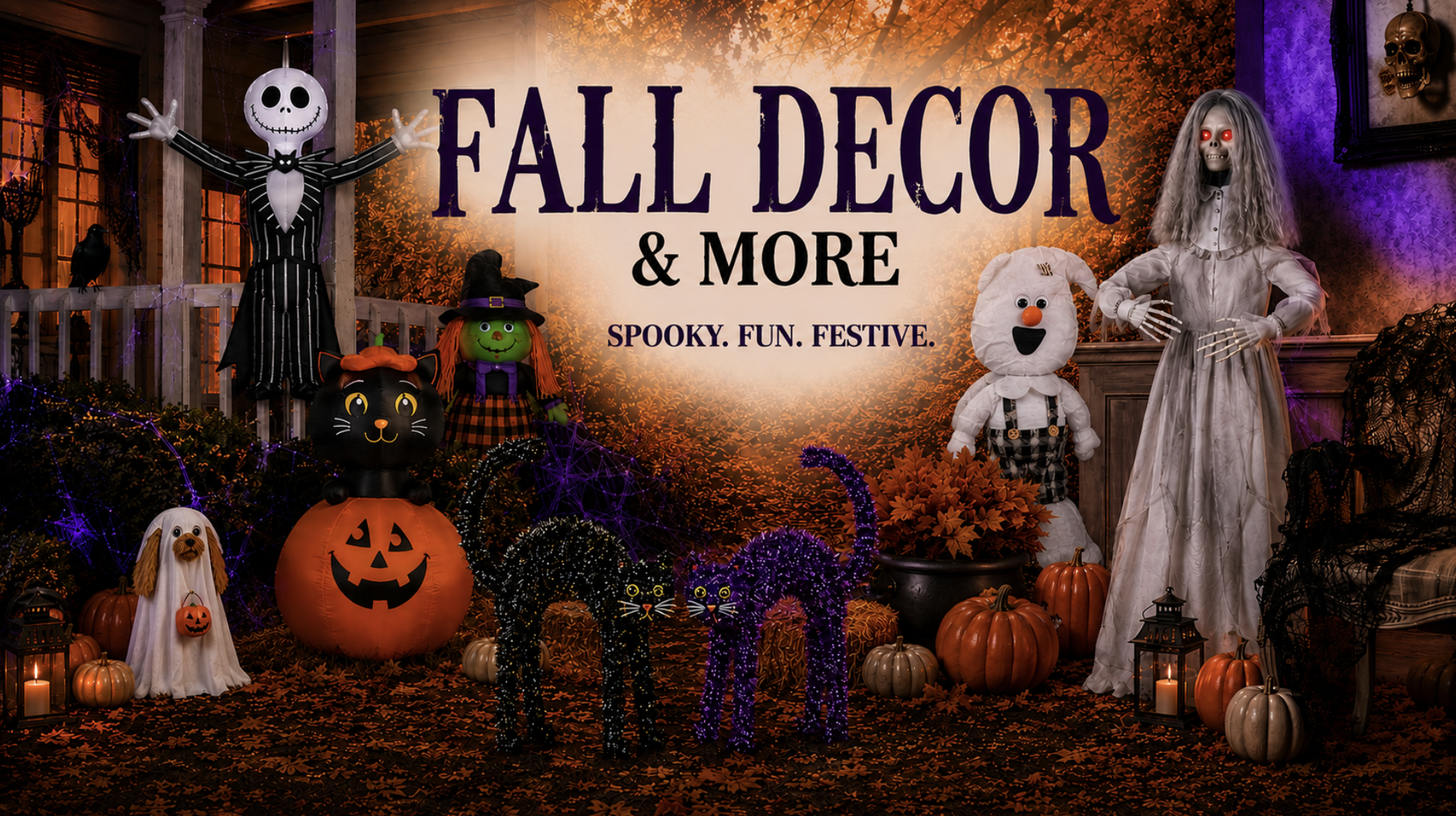 Fall decor banner