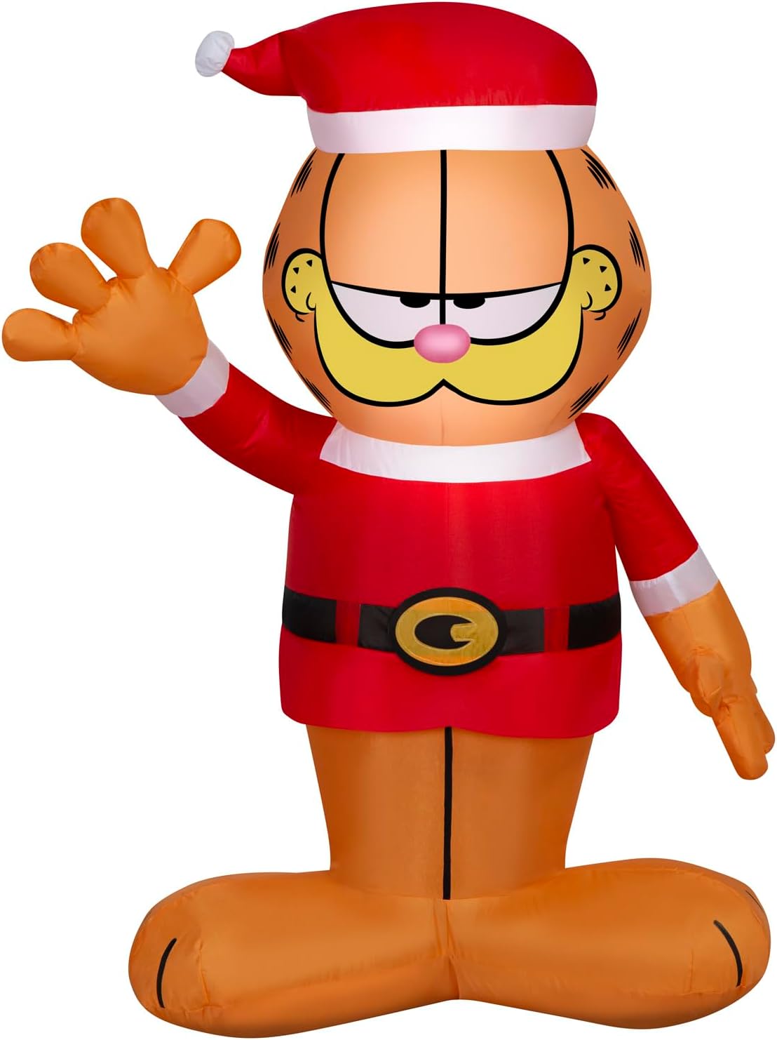 Gemmy Christmas Inflatable Garfield in Santa Suit